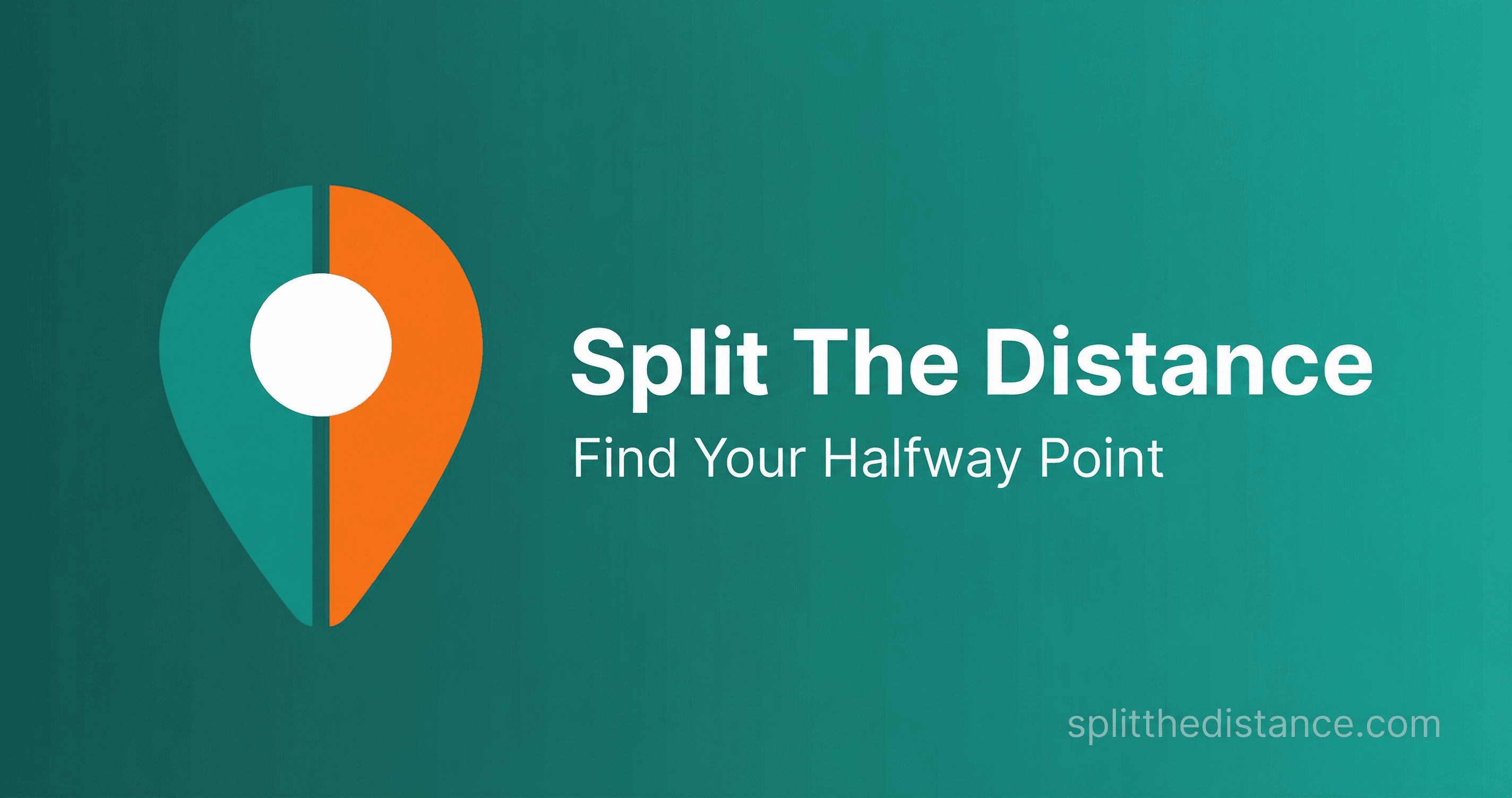 Split The Distance halfway point graphic